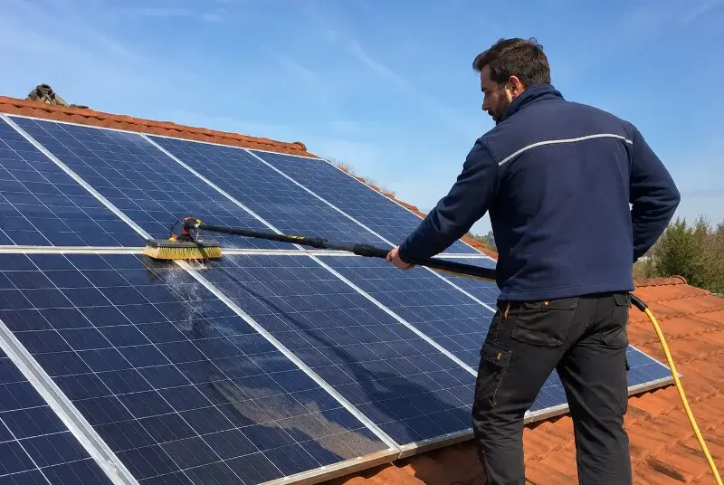 Nettoyage et entretien de panneaux solaires à Saint-Laurent-de-Gosse
