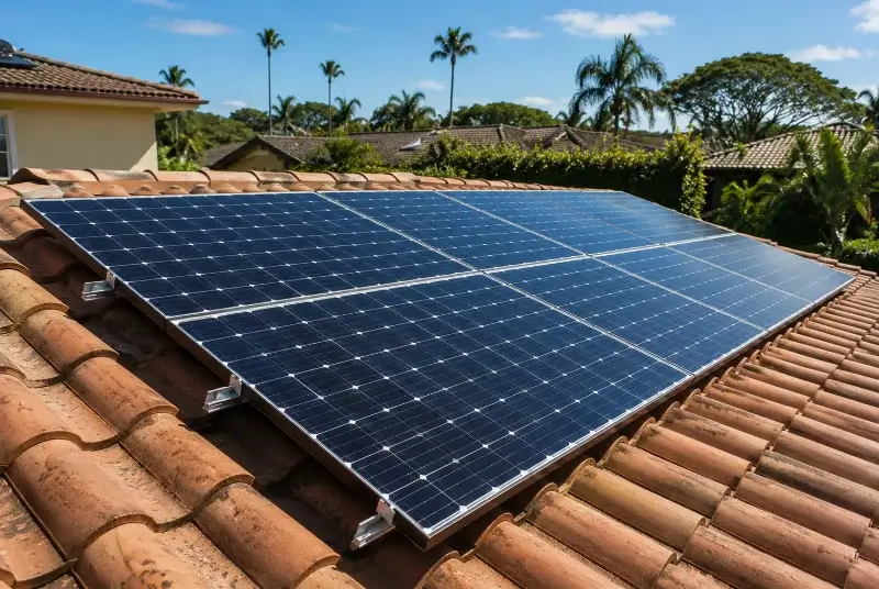Installation de panneaux solaires à Saint-Laurent-de-Gosse